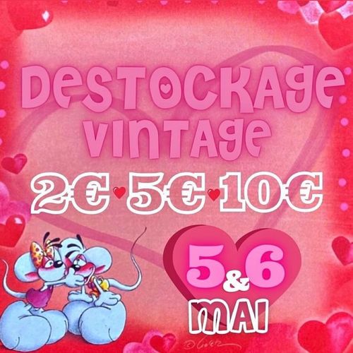 Destockage Vintage 2€ 5€ 10€ ✌️💖